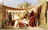 Socrates seeking Alcibiades in the house of Aspasia by Jean-Leon Gerome